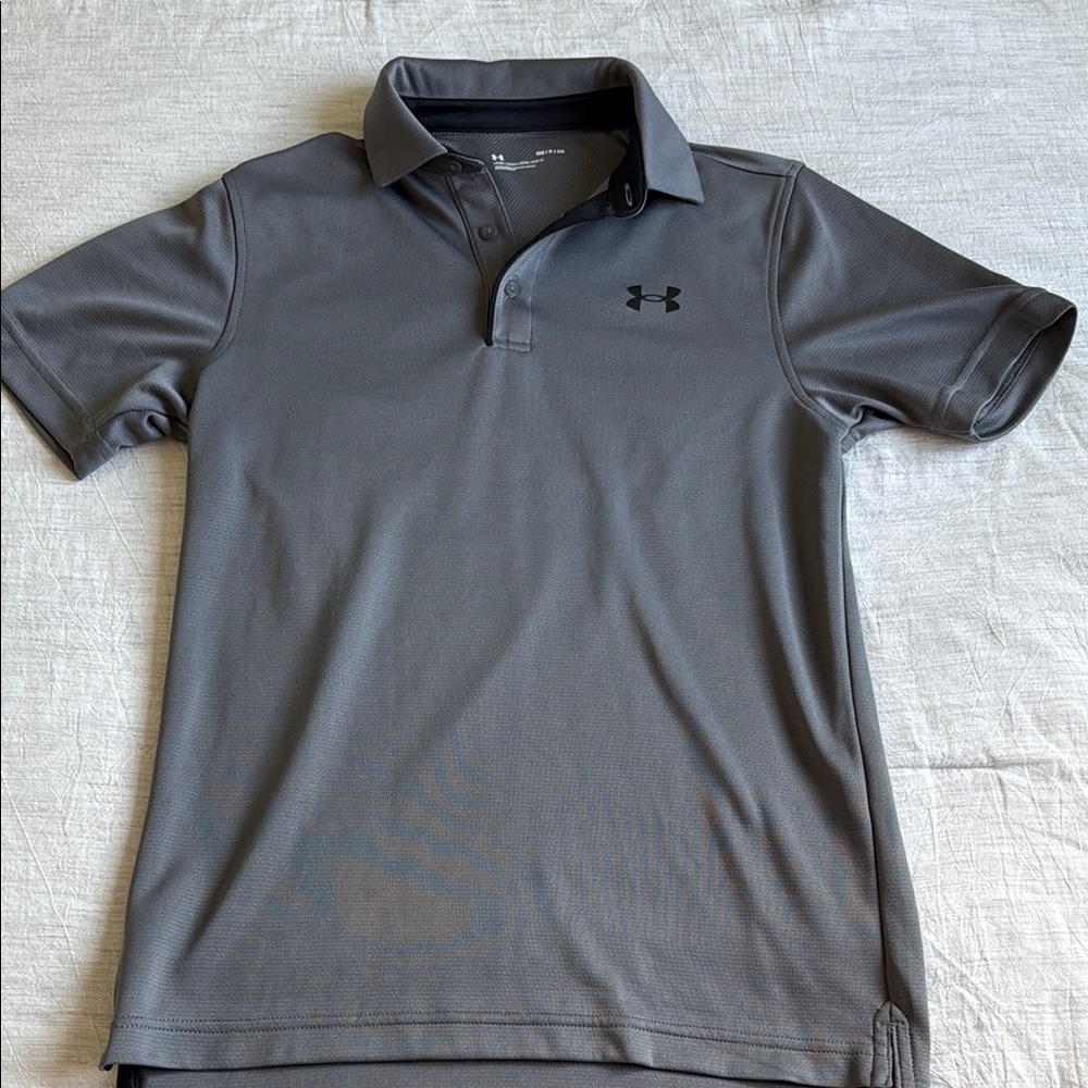 Under Armour Men's Gray Polo Shirt